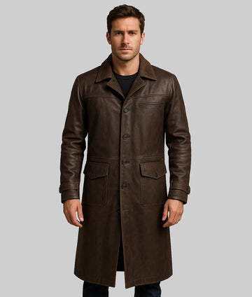 Justin Men’s Brown Duster Coat