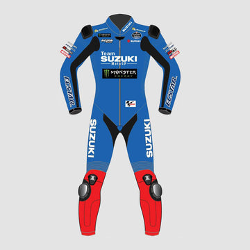 Alex Rins Suzuki Motogp 2022 Motorbike Racing Leather Suit
