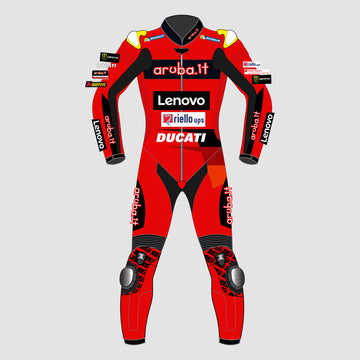Alvaro Bautista Ducati Aruba it WSBK 2023 Motogp Motorbike Racing Leather Suit