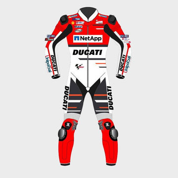 Andrea Dovizioso Ducati 2018 Motogp Motorbike Racing Leather Suit