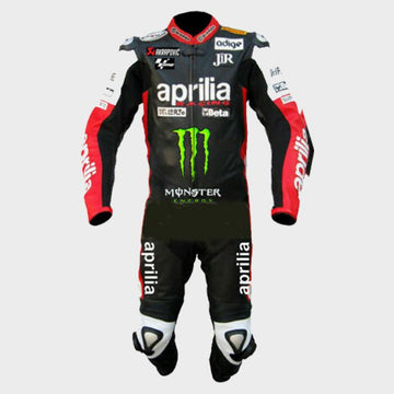 Aprilia Monster Energy Motogp Motorbike Racing Leather Suit