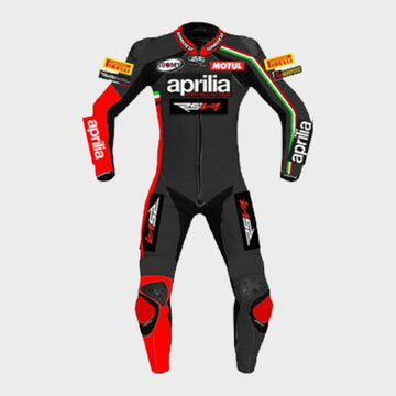 Aprilia Italia Motogp Motorbike Racing Leather Suit