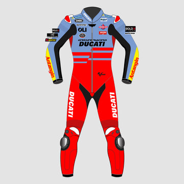 Fabio Di Giannantonio 2023 Ducati Motogp Motorbike Racing Leather Suit