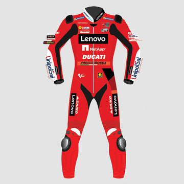 Francesco Bagnaia Ducati 2022 Motogp Motorbike Racing Leather Suit