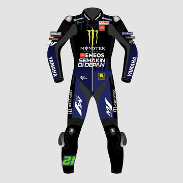Franco Morbidelli Yamaha 2022 Motogp Motorbike Racing Leather Suit