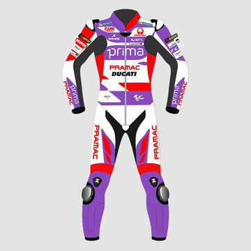 Johann Zarco 2023 Ducati Pramac Motogp Motorbike Racing Leather Suit