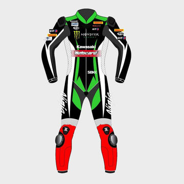 Jonathan Rea Kawasaki WSBK 2017 Racing Motorbike Leather Suit