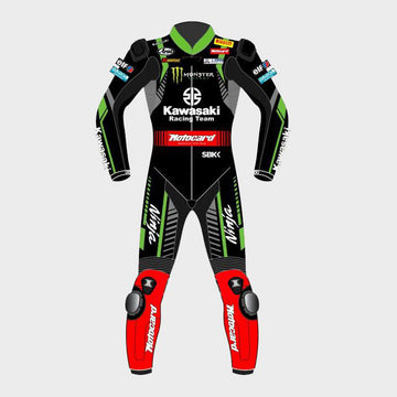 Jonathan Rea Kawasaki WSBK 2018 Motorbike Leather Suit