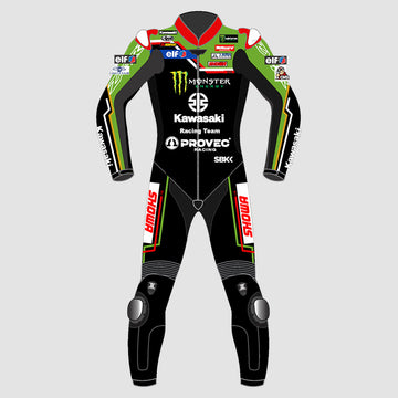 Jonathan Rea WSBK 2023 Kawasaki Motorbike Racing Leather Suit