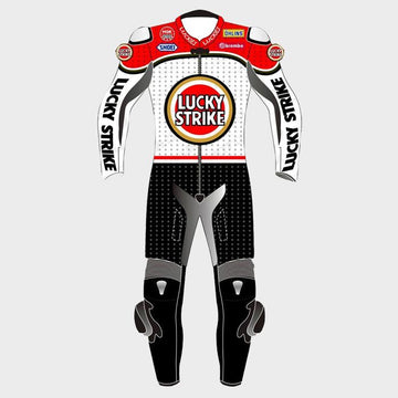 Lucky Strike Motogp Motorbike Racing Leather Suit