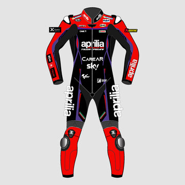 Maverick Vinales Aprilia 2023 Motogp Motorbike Racing Leather Suit