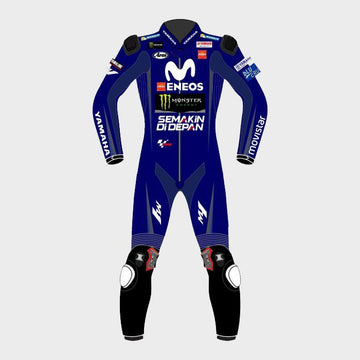 Maverick Vinales Movistar Yamaha 2018 Motogp Motorbike Racing Leather Suit