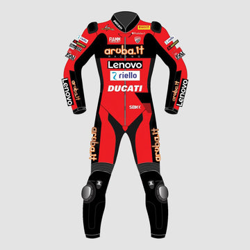 Michael Ruben Ducati Lenovo 2022 Motogp Motorbike Racing Leather Suit