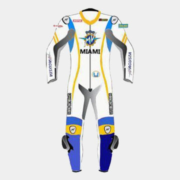 MV Agusta Motogp Motorbike Racing Leather Suit