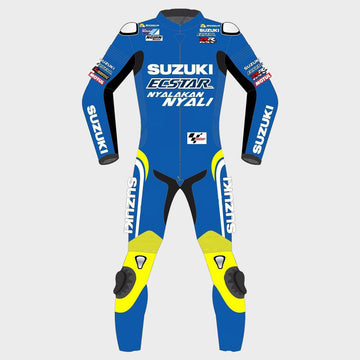 Suzuki Motorbike Racing Leather Suit