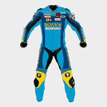 Suzuki Rizla Motogp Motorbike Racing Leather Suit