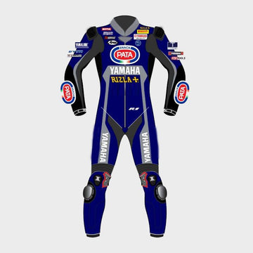 Tz Michael Van Der Mark Yamaha WSBK 2020 Motogp Motorbike Racing Leather Suit