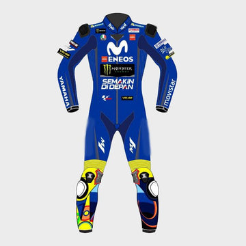 Valentino Rossi Movistar Yamaha 2018 Motogp Motorbike Racing Leather Suit