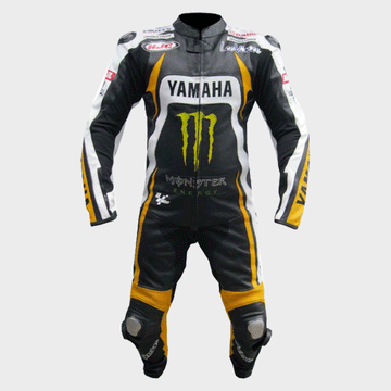 Yamaha Monster Energy Motogp Motorbike Racing Leather Suit
