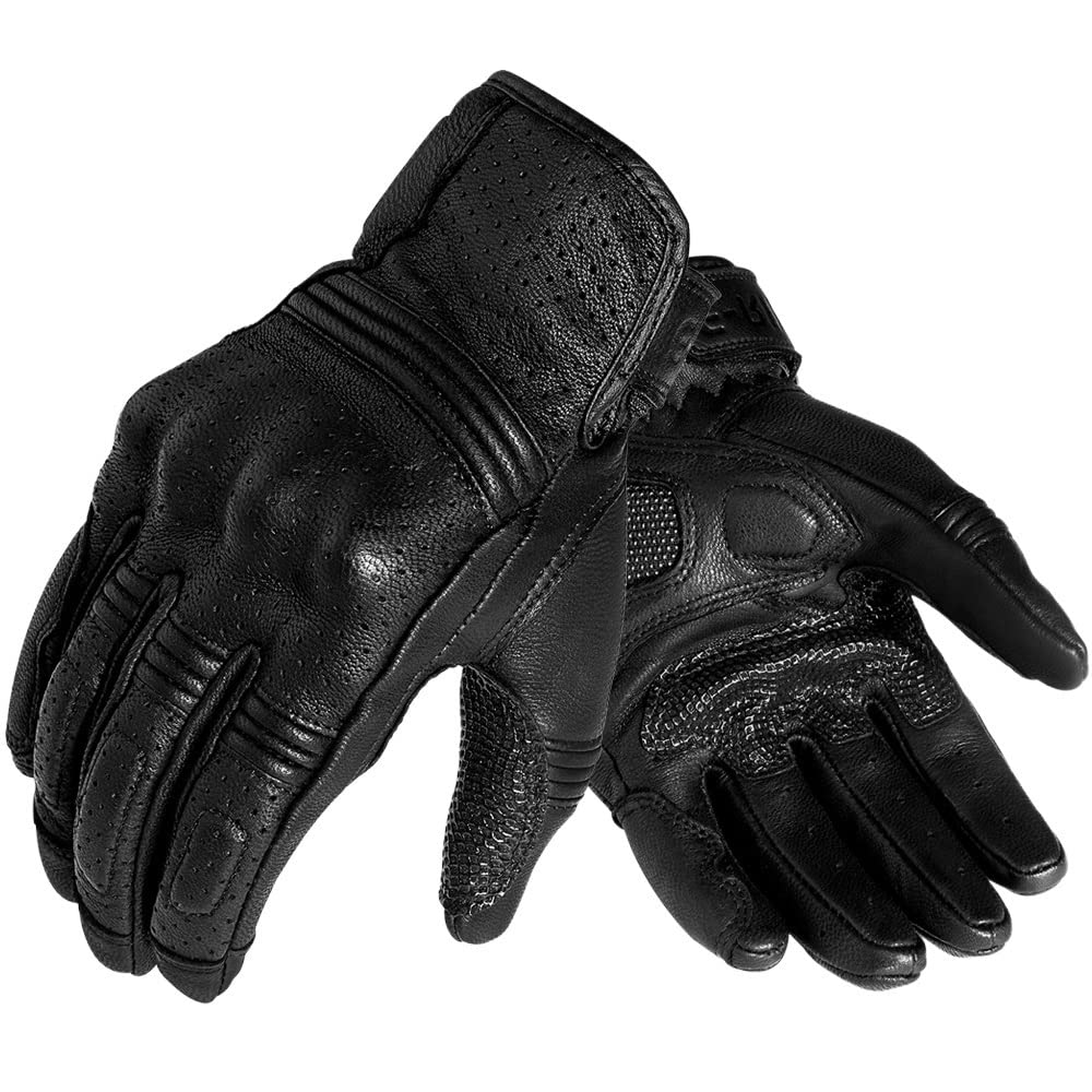 Motorcycle Racing Leather Gloves