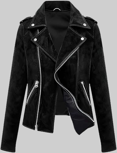 Ava Women’s Black Double Rider Leather Jacket