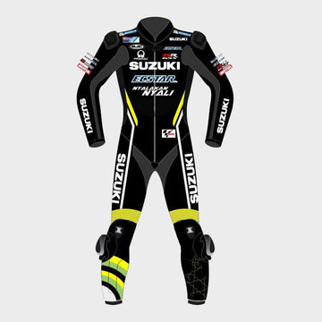 Aandrea Iannone Suzuki Black 2018 Motorbike Racing Leather Suit