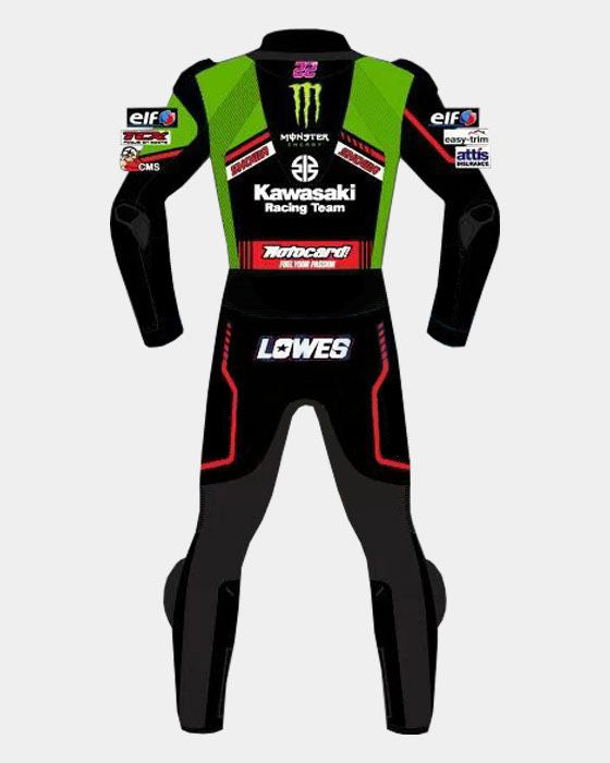 Alex Lowes Kawasaki WSBK 2021 Motorbike Leather Racing Suit
