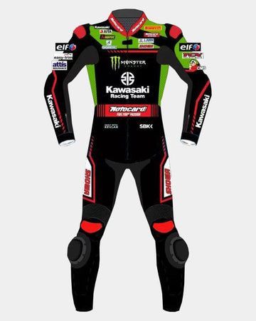 Alex Lowes Kawasaki WSBK 2021 Motorbike Leather Racing Suit