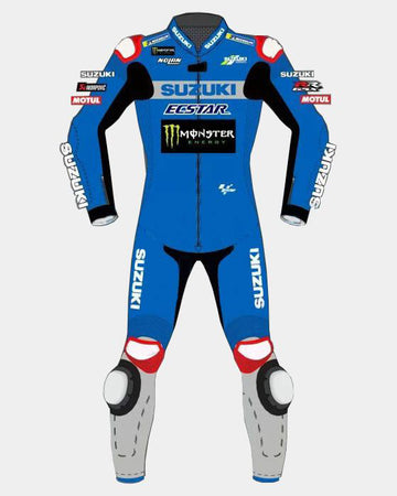 Alex Rins Suzuki Motogp 2021 Motorbike Racing Leather Suit