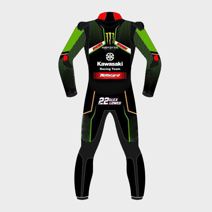 Alex Lowes Kawasaki WSBK 2020 Racing Motorbike Leather Suit