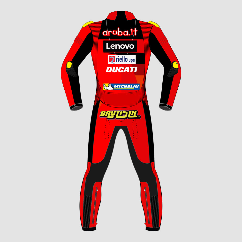 Alvaro Bautista Ducati Aruba it WSBK 2023 Motogp Motorbike Racing Leather Suit