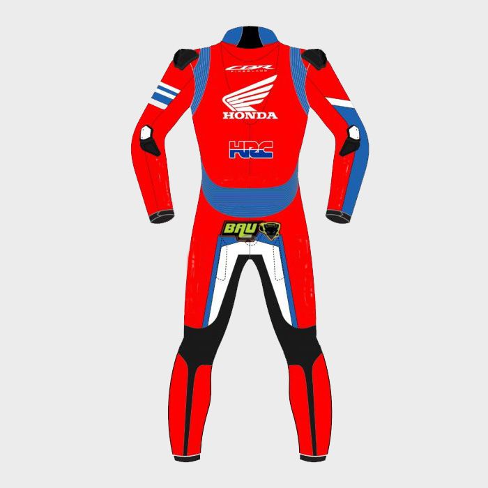 Alvaro Bautista Honda CBR WSBK 2020 Motogp Motorbike Racing Leather Suit