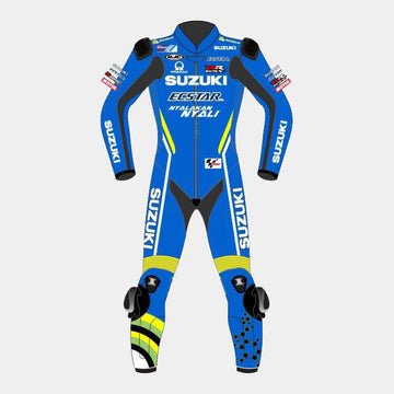 Andrea Jannone Suzuki 2018 Motorbike Racing Leather Suit