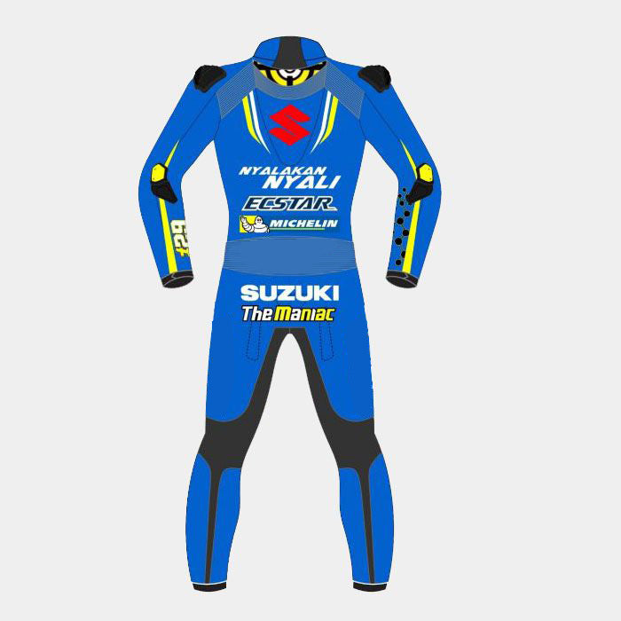 Andrea Jannone Suzuki 2018 Motorbike Racing Leather Suit