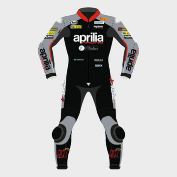 Aprilia Motogp Motorbike Racing Leather Suit