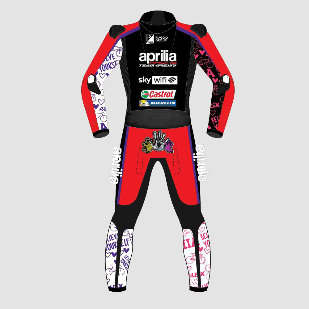 Aleix Espargaro Aprilia 2022 Motogp Motorbike Racing Leather Suit