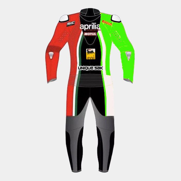 Aprilia Miami Motogp Motorbike Racing Leather Suit