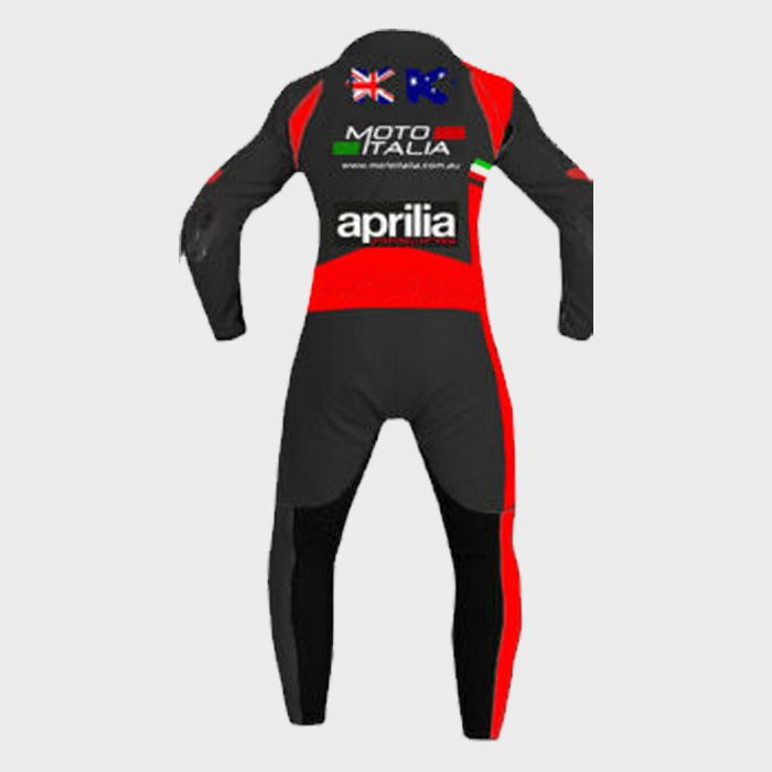 Aprilia Italia Motogp Motorbike Racing Leather Suit