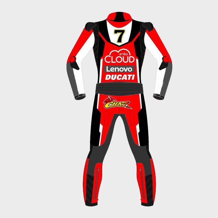 Chaz Davie Ducati WSBK 2020 Motogp Motorbike Racing Leather Suit