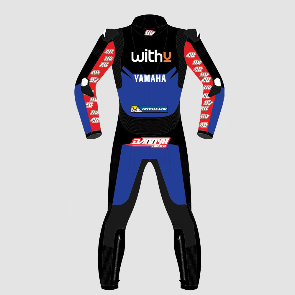 Darryn Binder Yamaha 2022 Motogp Motorbike Racing Leather Suit