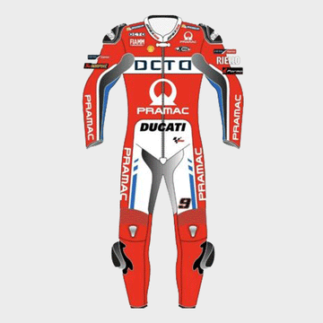 Ducati Pramac Motogp Motorbike Racing Leather Suit