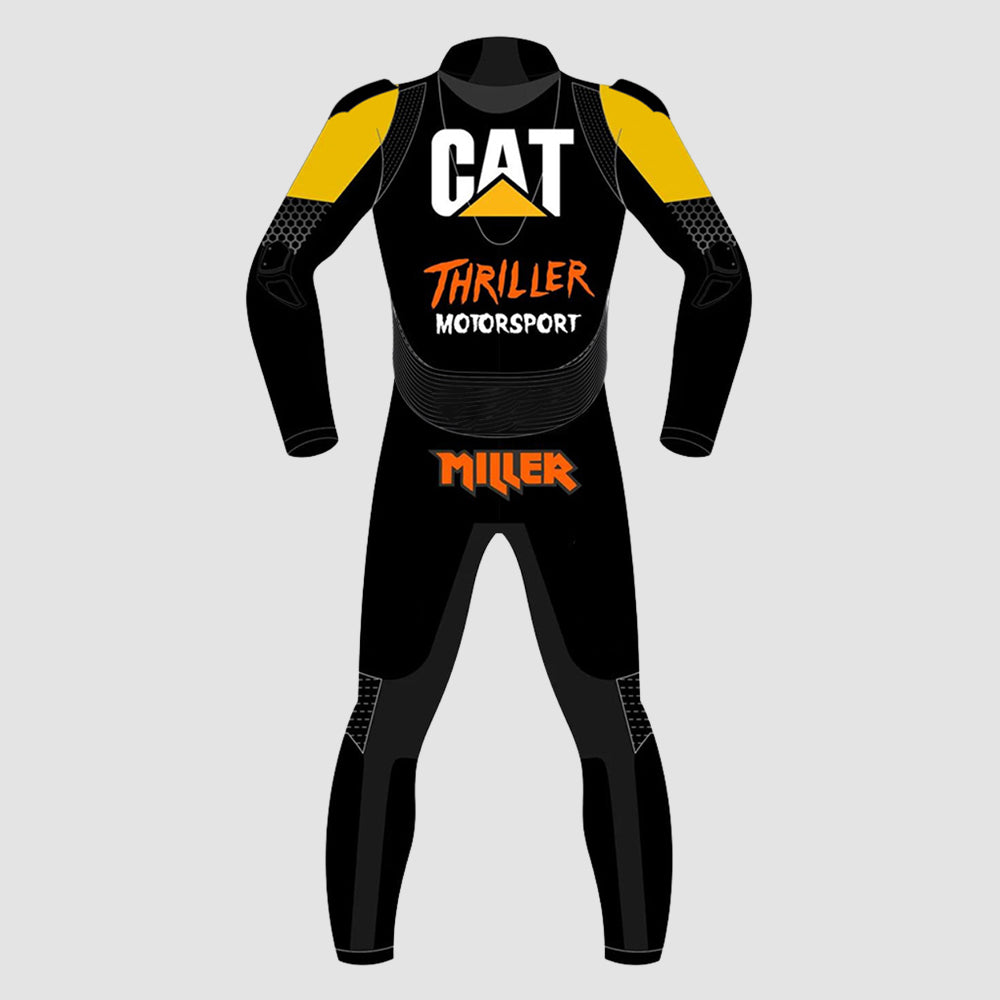 Jack Miller Caterpillar Thriller 2023 Motogp Motorbike Racing Leather Suit
