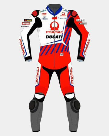 Johan Zarco Ducati Pramac 2021 Motogp Motorbike Racing Leather Suit