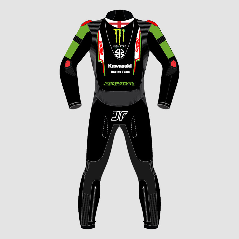 Jonathan Rea WSBK 2023 Kawasaki Motorbike Racing Leather Suit