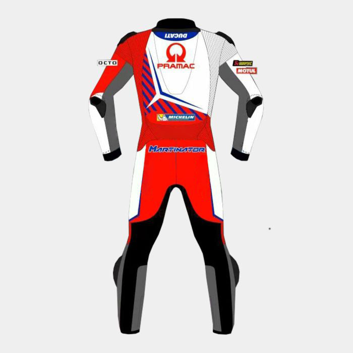 Jorge Martin Ducati Pramac 2021 Motogp Motorbike Racing Leather Suit