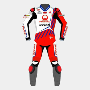 Jorge Martin Ducati Pramac 2021 Motogp Motorbike Racing Leather Suit