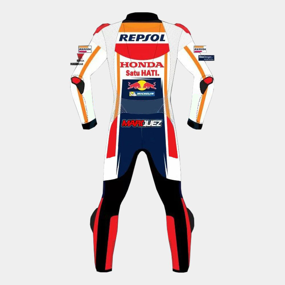 Marc Marquez Repsol Honda Motogp 2021 Motorbike Racing Leather Suit