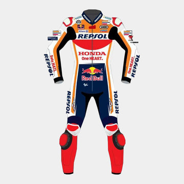 Marc Marquez Repsol Honda Motogp 2021 Motorbike Racing Leather Suit