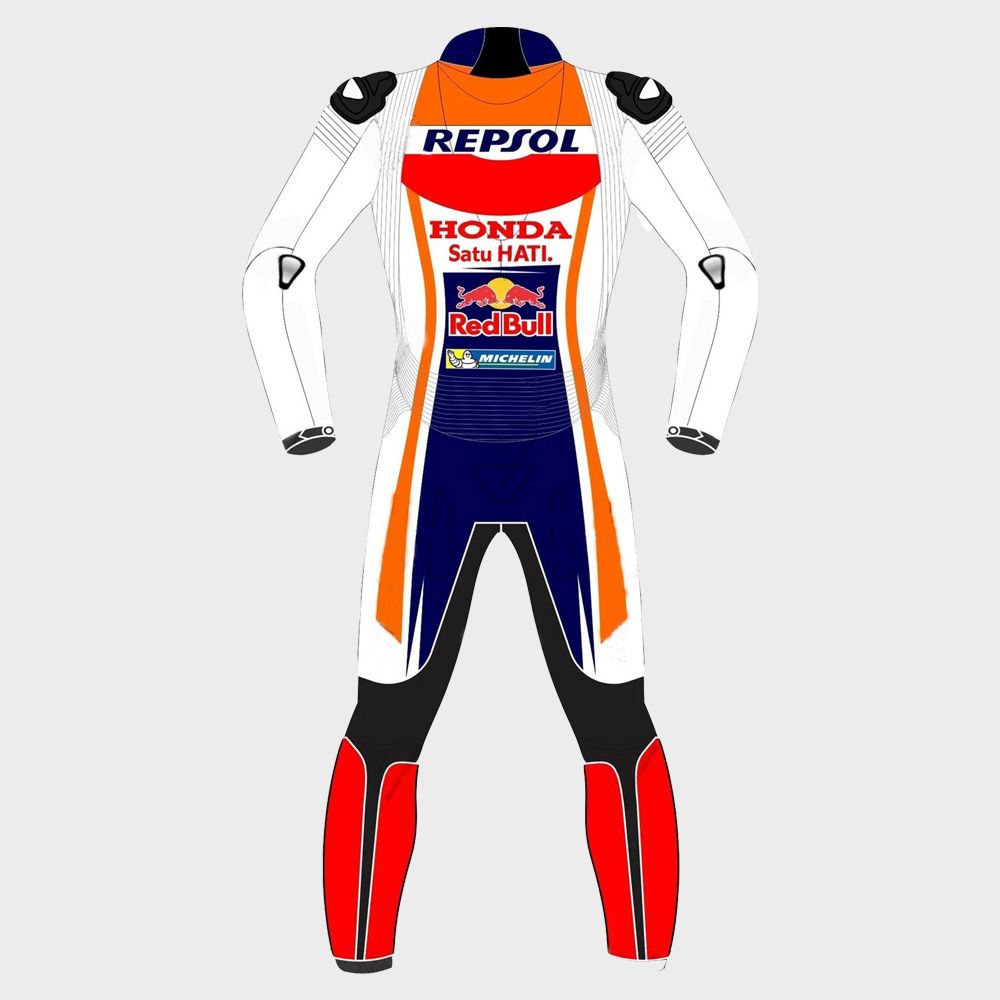Marc Marquez Repsol Motogp Motorbike Racing Leather Suit