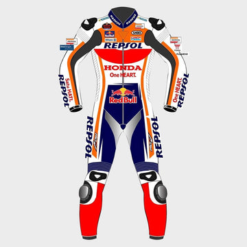 Marc Marquez Repsol Motogp Motorbike Racing Leather Suit